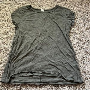 Army green free people tee